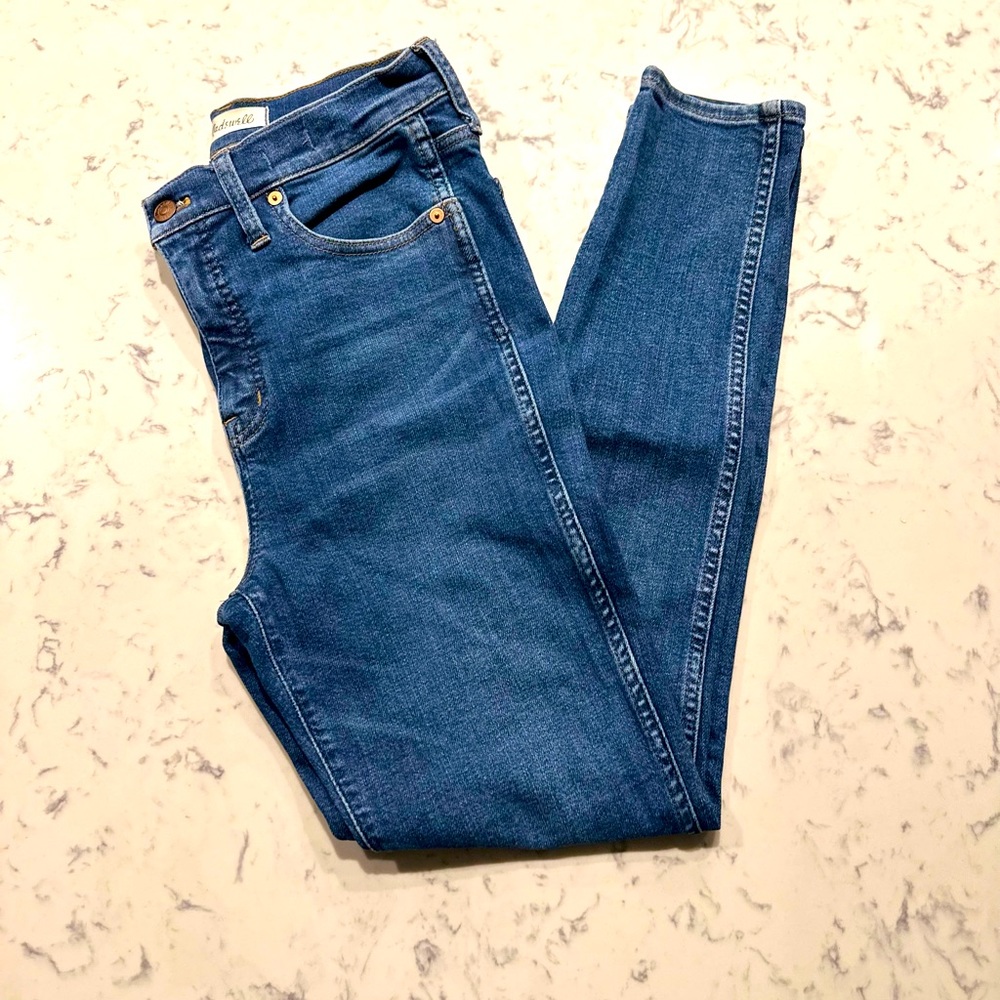 Madewell 👖💙Size 28, 10 inch, high-rise skinny jeans.EUC